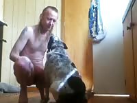 Naked Man Fucking His Female Dog Gaybeast Rip - Beastiality Porn Video
