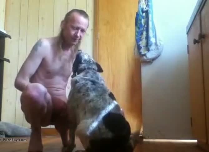 Animal And Man Fuckking - Naked Man Fucking His Female Dog Gaybeast Rip - Beastiality Porn Video -  Katitube Kinky Sex
