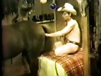 Shortclip Cowboy Rims Horse Ass 1981