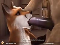 A fox in a stable by taurinfox gaybeast com [ Beastiality Girls ]