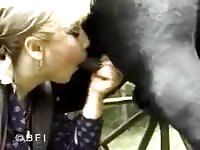 BFI: Slut having animal sex with her pony