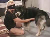 KC&#039;s first bestiality video with her dog