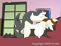 Pornfay: Animated dog sex video - Bad Dog!