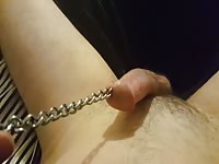 Bored dude recorded this insane insertion video of him sliding chain out of his cock hole