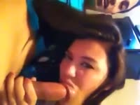 Lucky brother holds camera while enjoying oral sex from sister during recent incest play - Katitube Kinky Sex