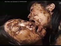 Beso indecente de putas sucias 