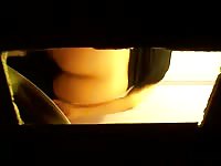 My stepdaughter in toilet 8. !REAL HIDDEN!