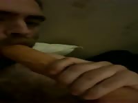 Solo male anal dildo 