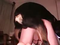 Gay beastiality lover in dog anal sex video