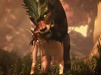 Hentai beastiality of tiger fucking a sexy girl