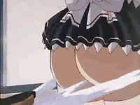 Cute anime babe got fucked and pounded by dog