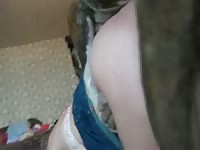 Lovely teen enjoying dog oral sex before having animal sex