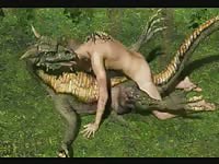 Gay beastie gal fucking a dragon in the pussy zoophilia hentai