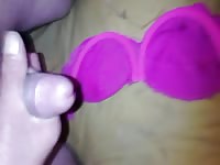 Me wanking in bra