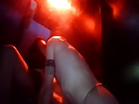 Sucking Family Cock in the Cruising lounge.