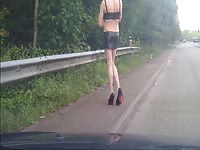 Outdoor Crossdresser Fun