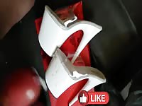 Cum on pleaser platform heels