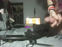shooting load on a friends mom's bra