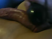 Cumming with vibrator