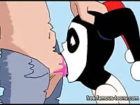 Drawn sex of famous toons